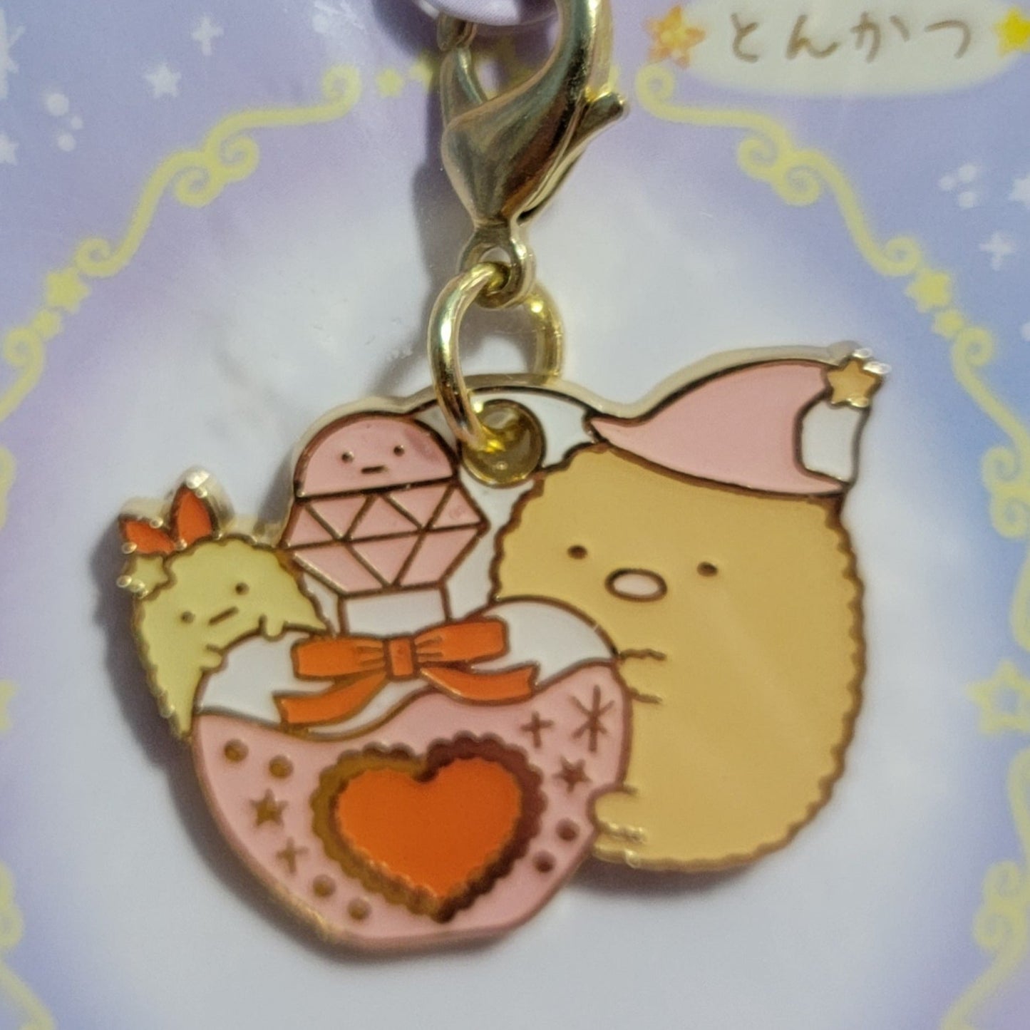 San-x Sumikko Gurashi Tonkatsu and Ebi Furai Fortune Market, Bag Charm