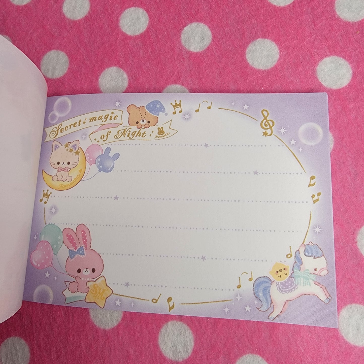 Q-lia, Secret Magic of Night Small Memo Pad