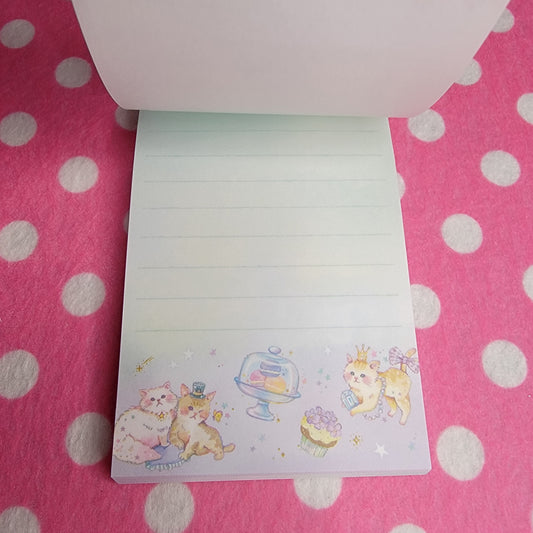 Q-lia, Jamjelly, Cats in Paris Small Memo Pad