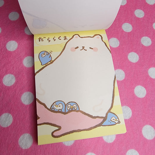 Crux, Sleepy Polar Bear Small Memo Pad