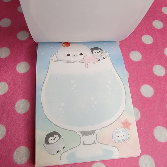 Crux, Shombori Azarashi Baby Seal Small Memo Pad