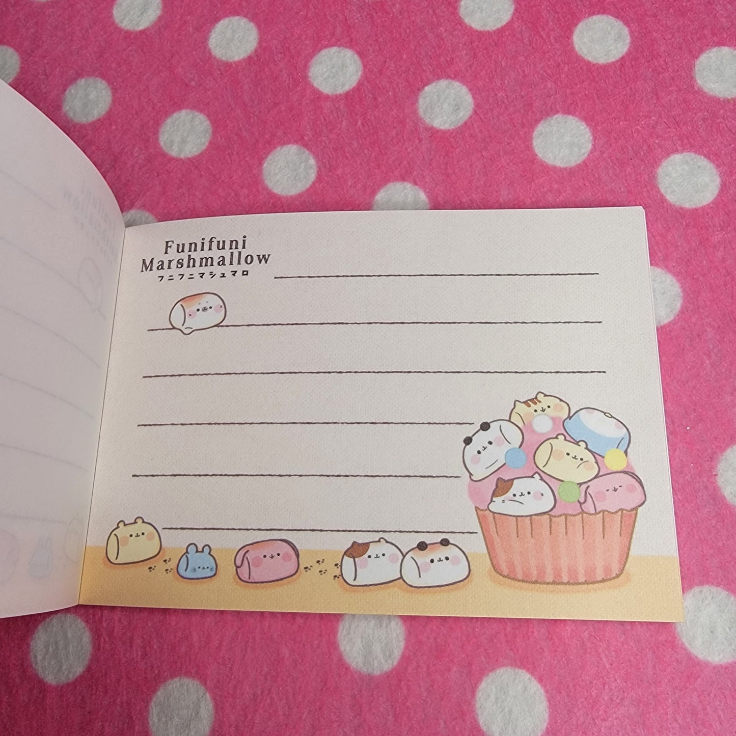 Kamio, Funifuni Marshmallow Cafe Small Memo Pad