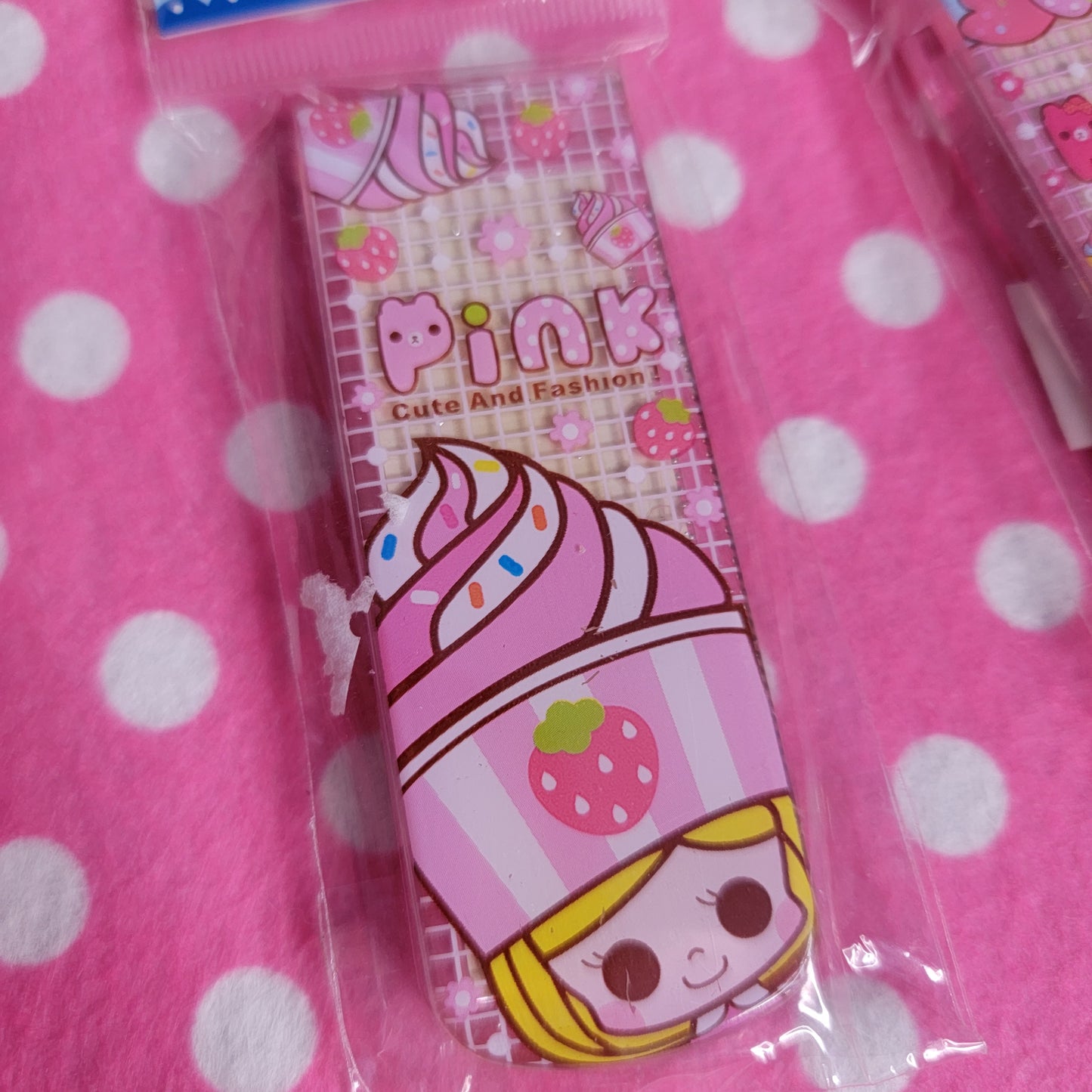 Bobo Kawaii Girls Foldable Mirror and Comb