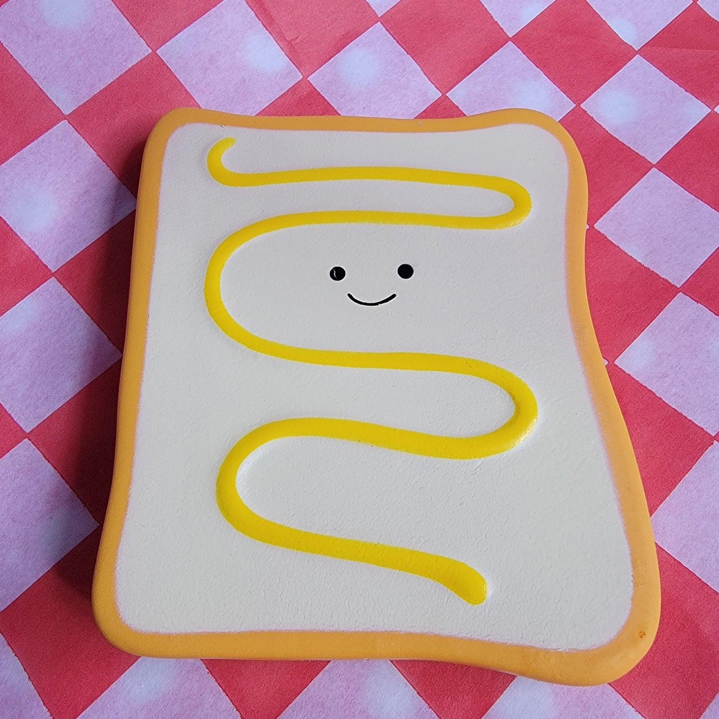 Happy Buttered Bread Slow Rise Squishy