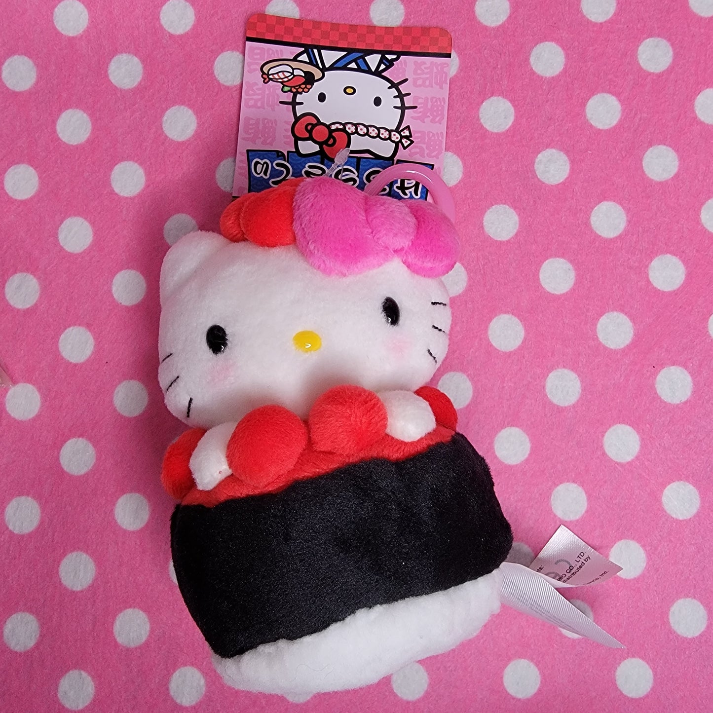 Hello Kitty Ikura Sushi Mascot Clip