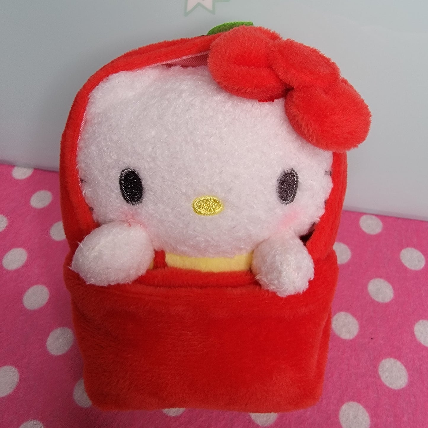 Hello Kitty Apple Costume Mascot Clip