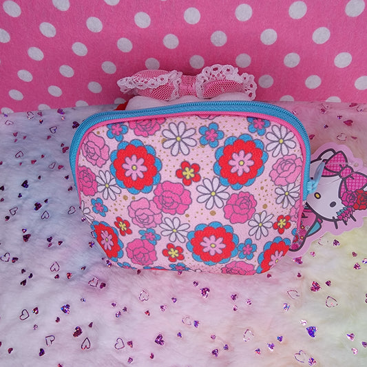 Hello Kitty Chirimen Cosmetic Pouch