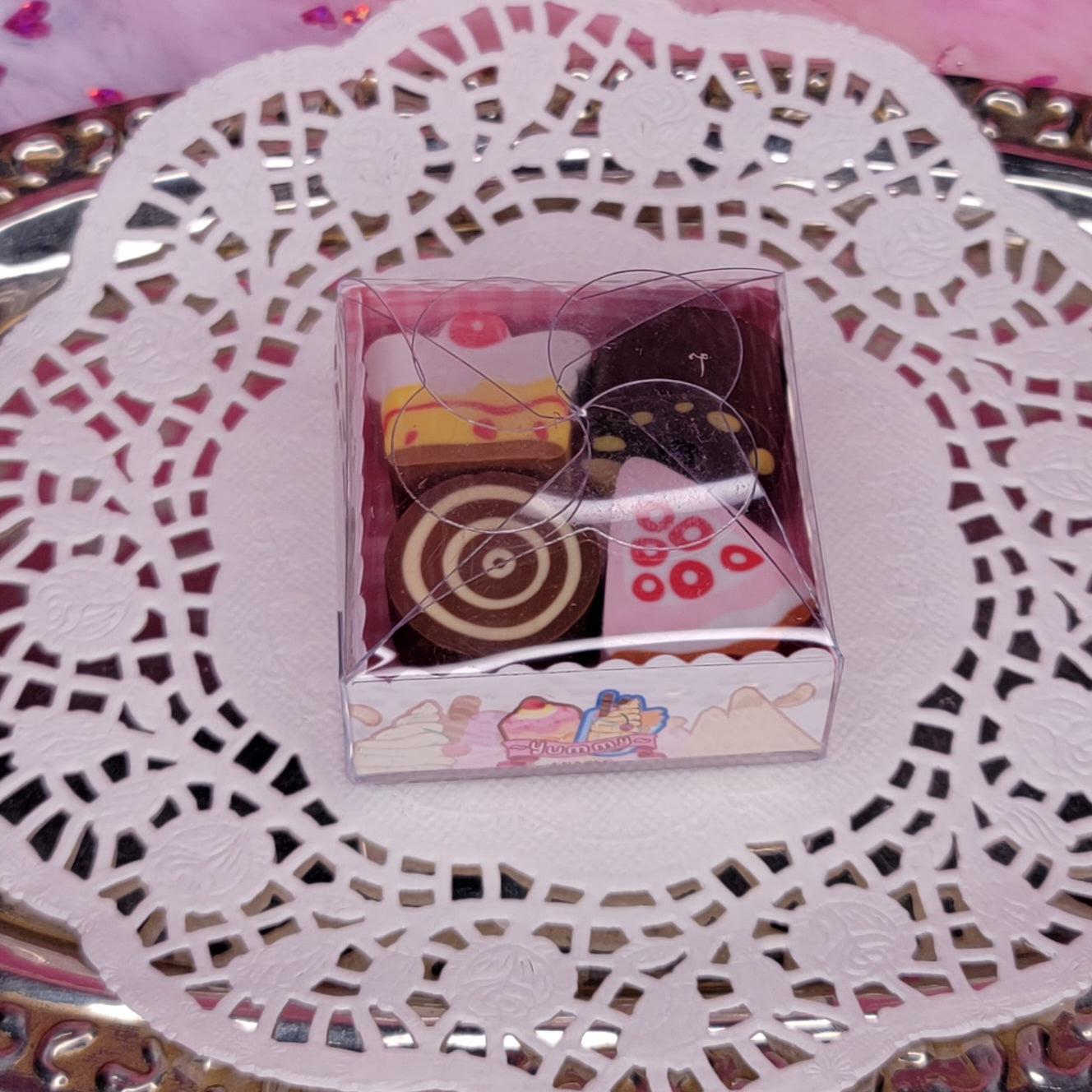 Box of Sweets Eraser Set