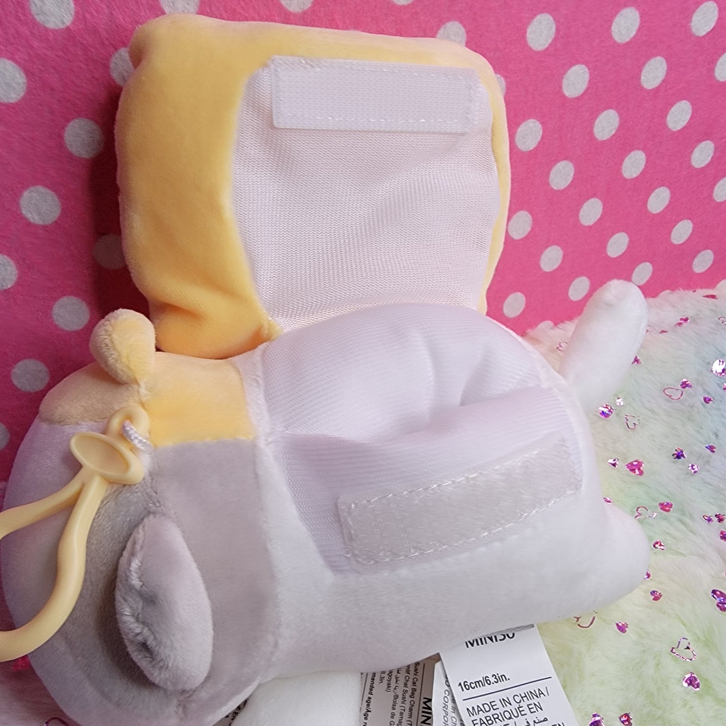 Tamagoyaki Mochi Cat Plush Clip