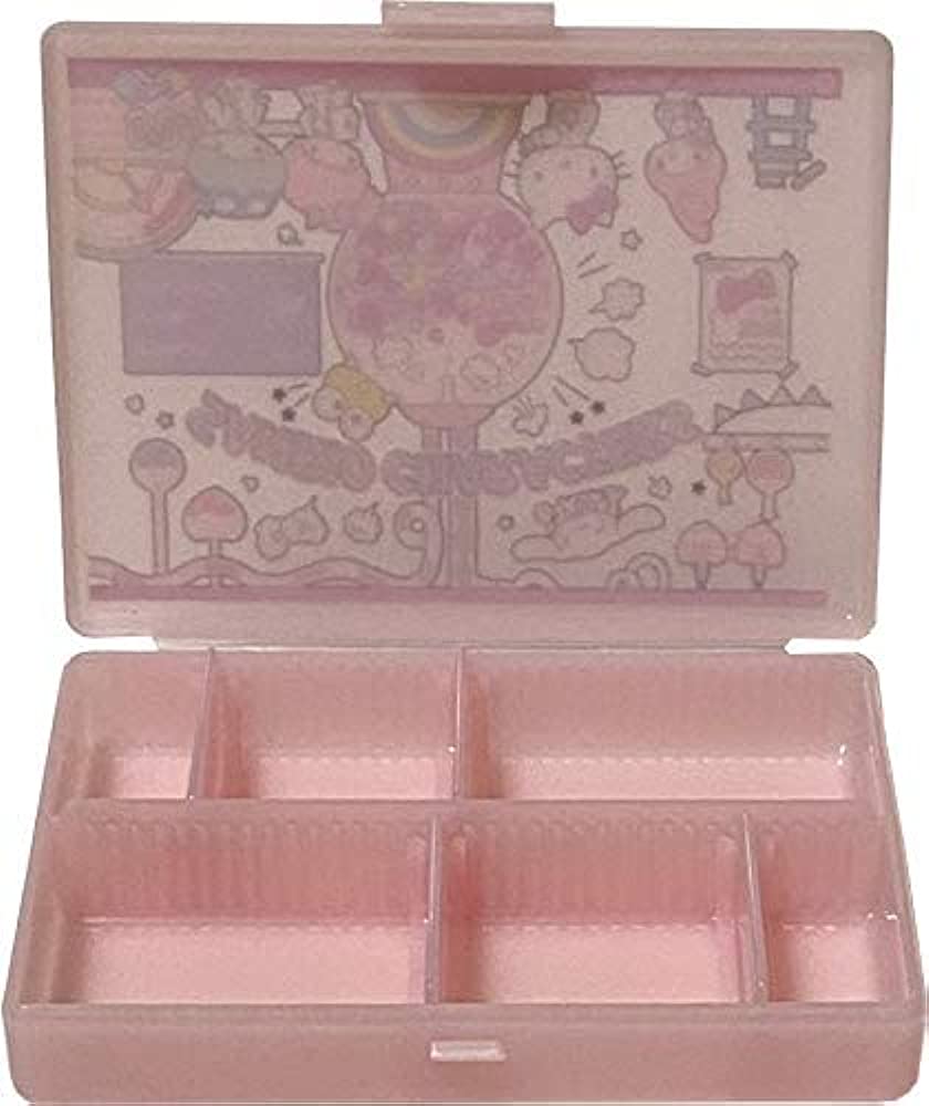 Sanrio Characters Partition Pill Case, Science Theme