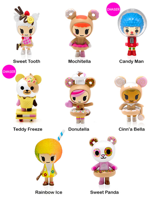 Tokidoki Donutella Series 4, Opened Blind Box