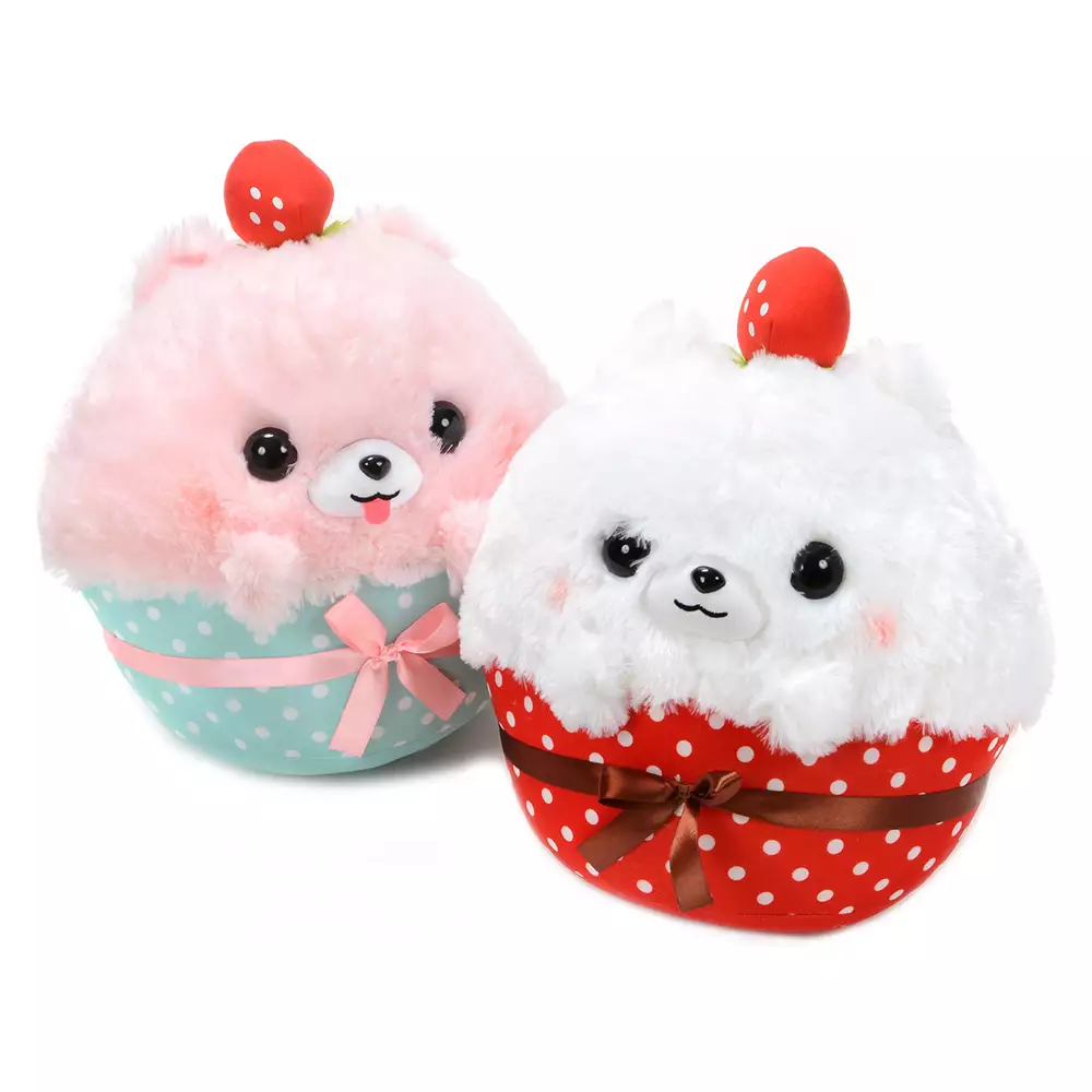 Amuse Pometan Cupcake Pomeranian Dog Plush BIG