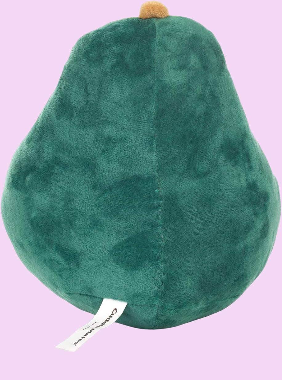 Cuddle Mates, Happy Avocado, 10 inch Plush