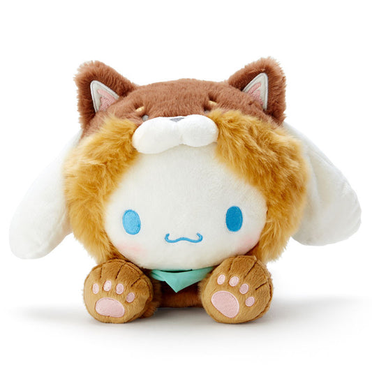 Sanrio Cinnamoroll Shiba Inu Laying Down Plush