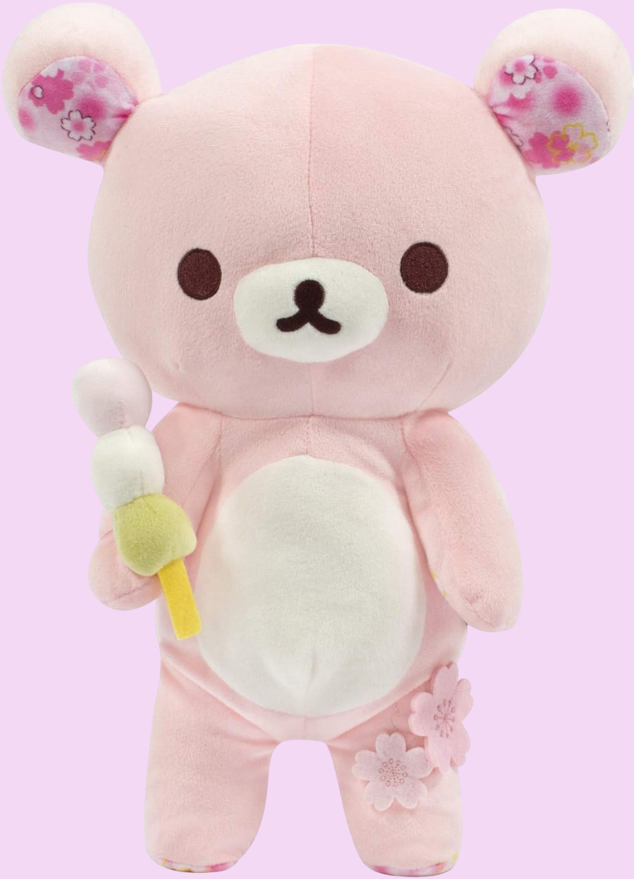 San-x Rilakkuma Sakura Cherry Blossom Plush