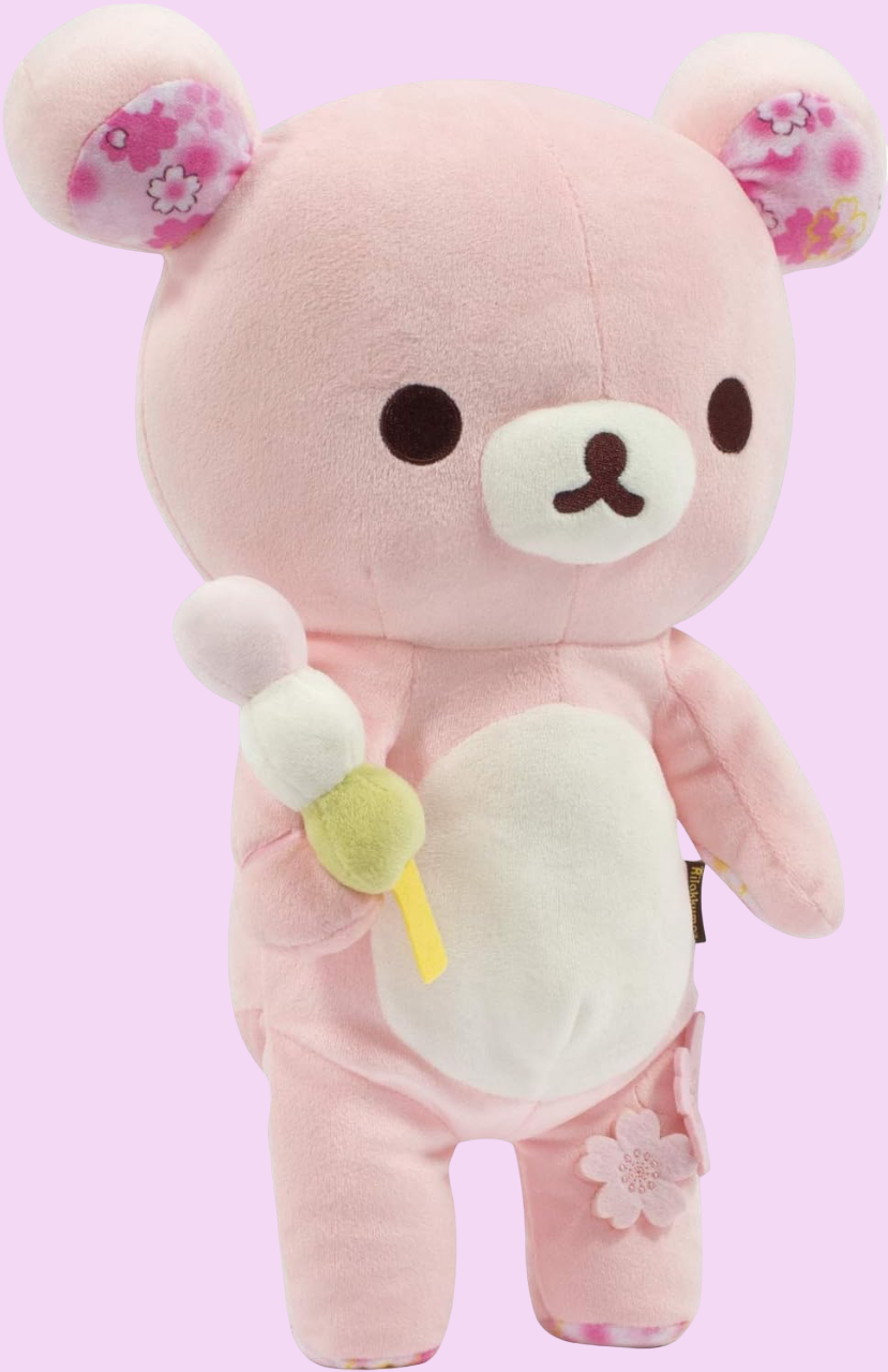 San-x Rilakkuma Sakura Cherry Blossom Plush