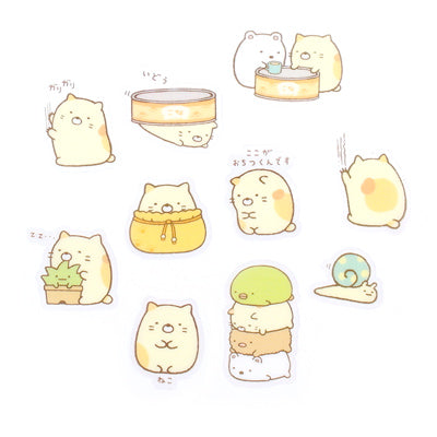 San-x Sumikko Gurashi Clear Sticker Flakes