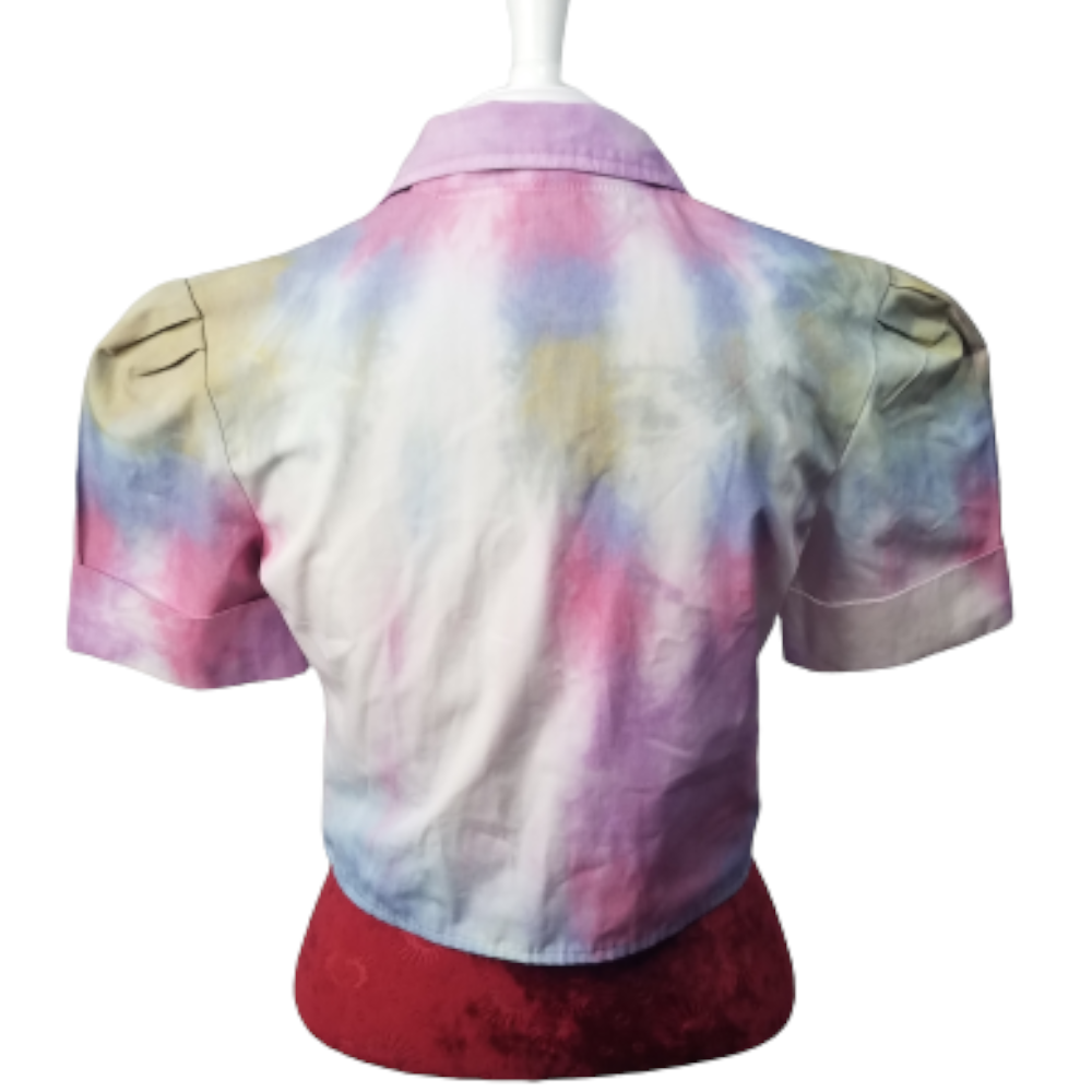 EK Original, Short Sleeve Hand-Dyed Blazer, Size Small