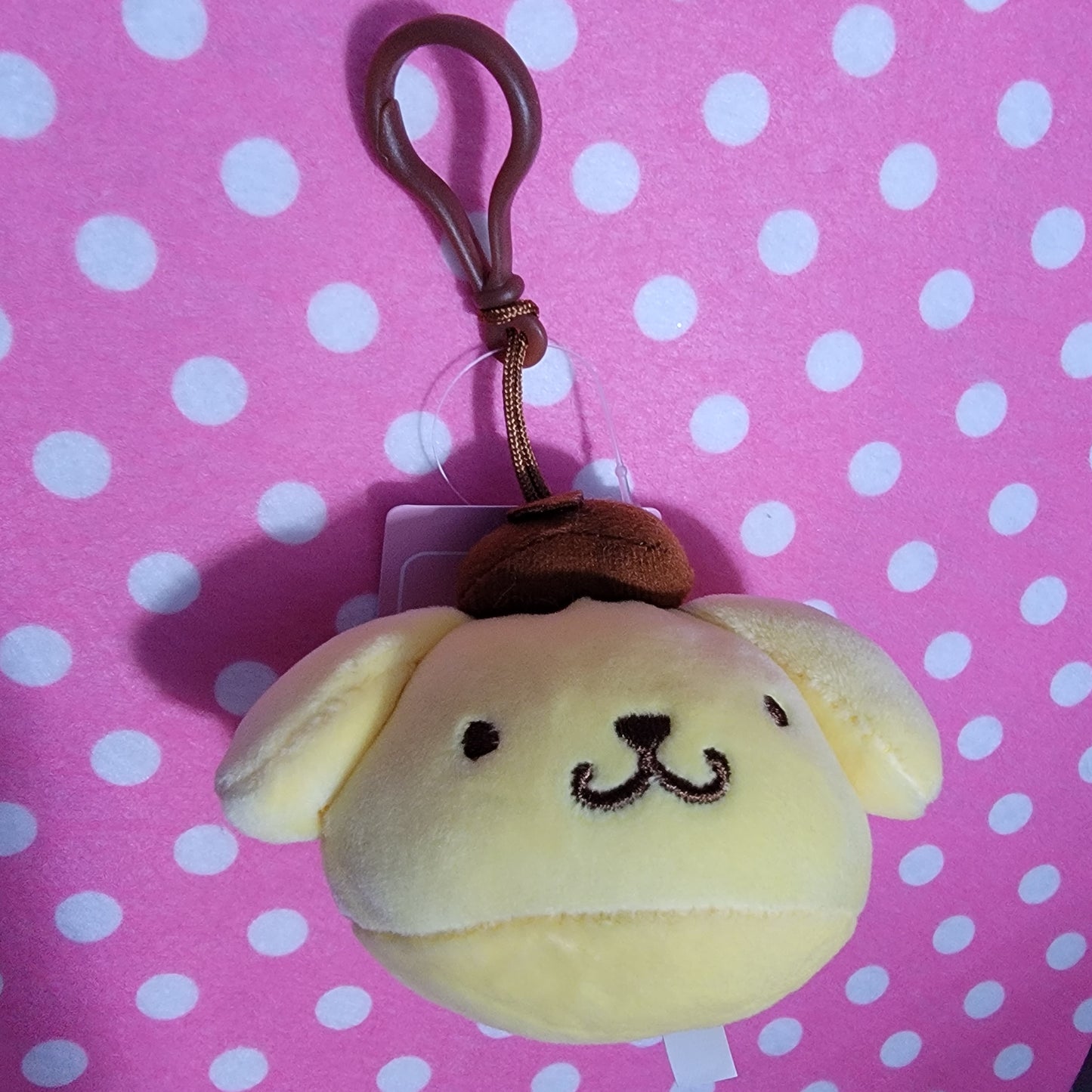 Sanrio Pompompurin Mochi Plush Mascot Clip, 2022 Version