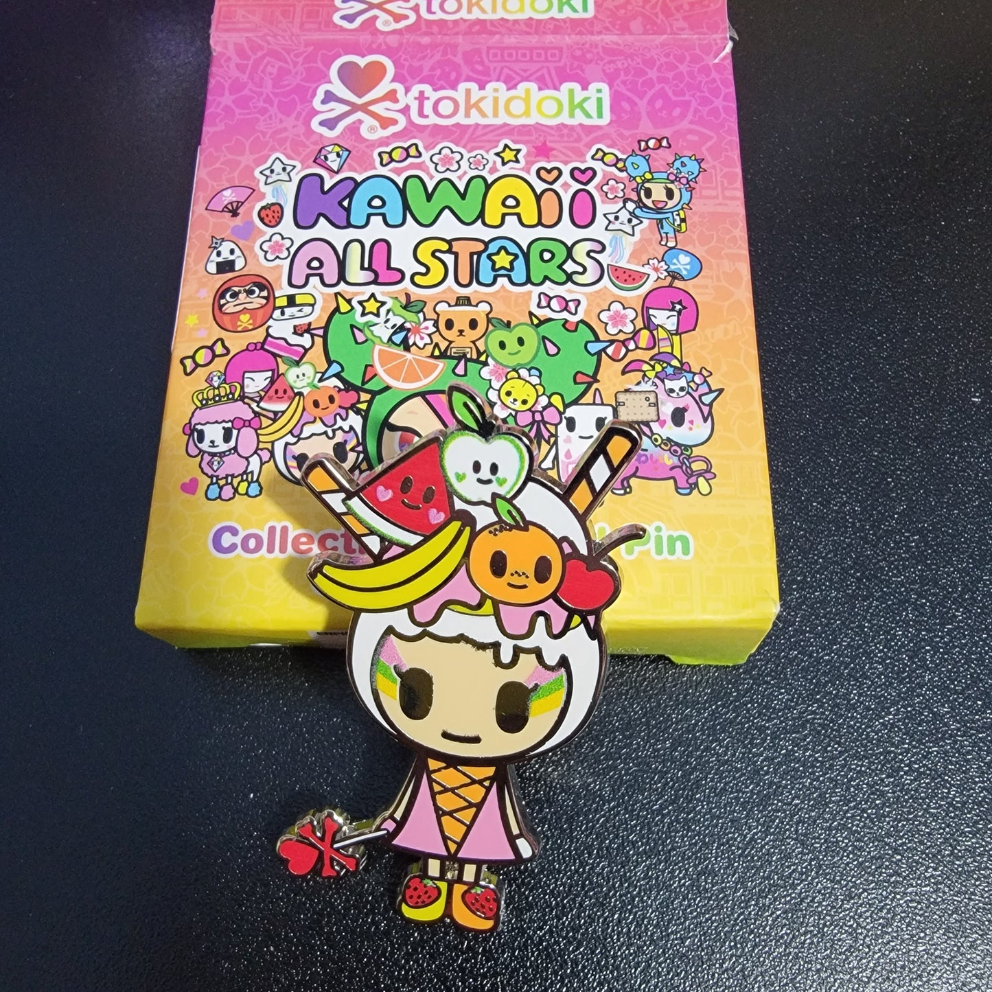 Tokidoki Kawaii All Stars Enamel Pin, Opened Blind Box