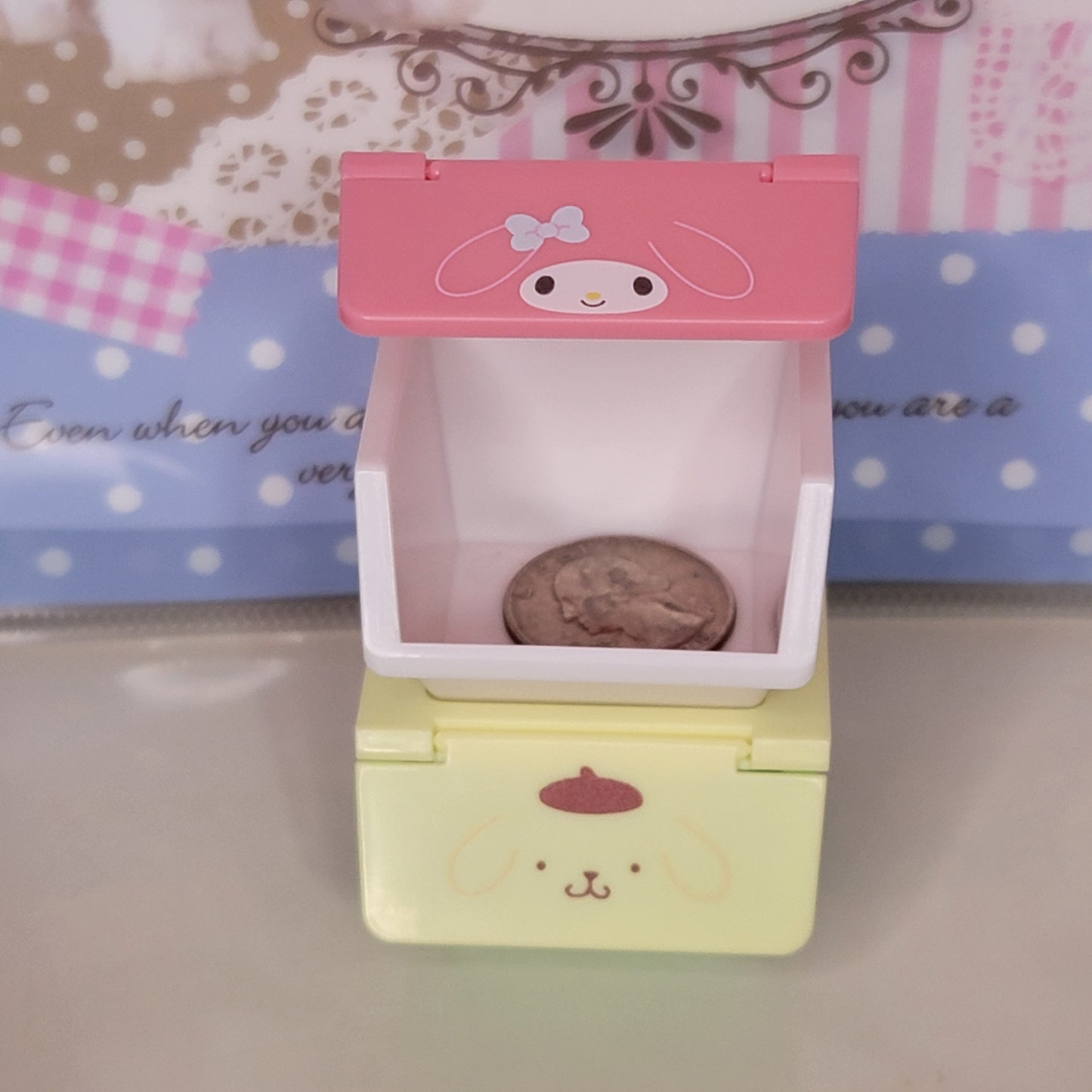 Sanrio Characters Stack Up and Line Up! Miniature Storage Bin Gachapon