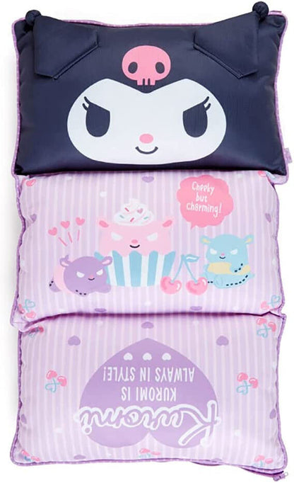 Sanrio Summer Fruits, 2 Way Foldable Pillow Cushion, Kuromi