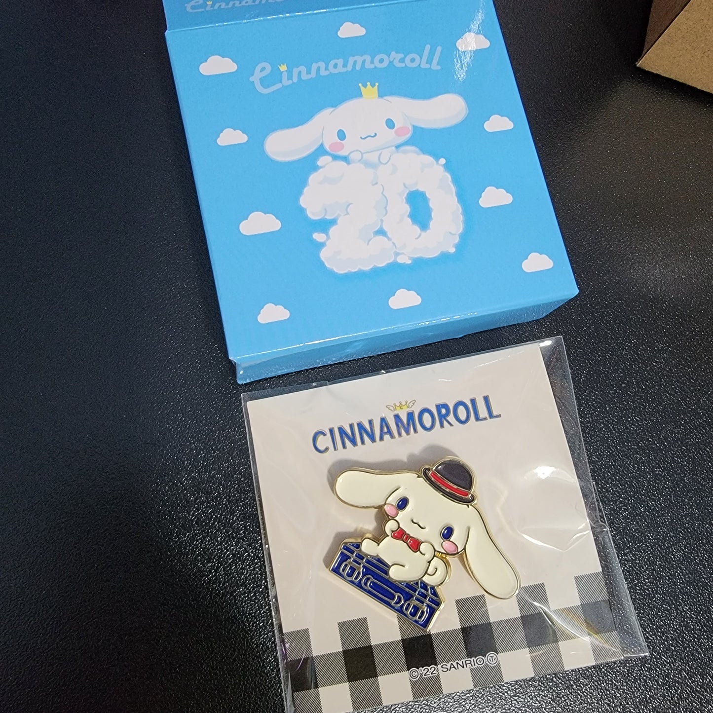 Sanrio Cinnamoroll, 20th Anniversary Collection Enamel Pin, Opened Blind Box