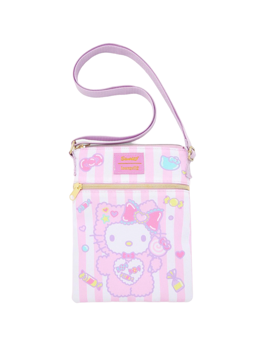 Loungefly x Sanrio, Hello Kitty Candy Monster Passport Crossbody Bag