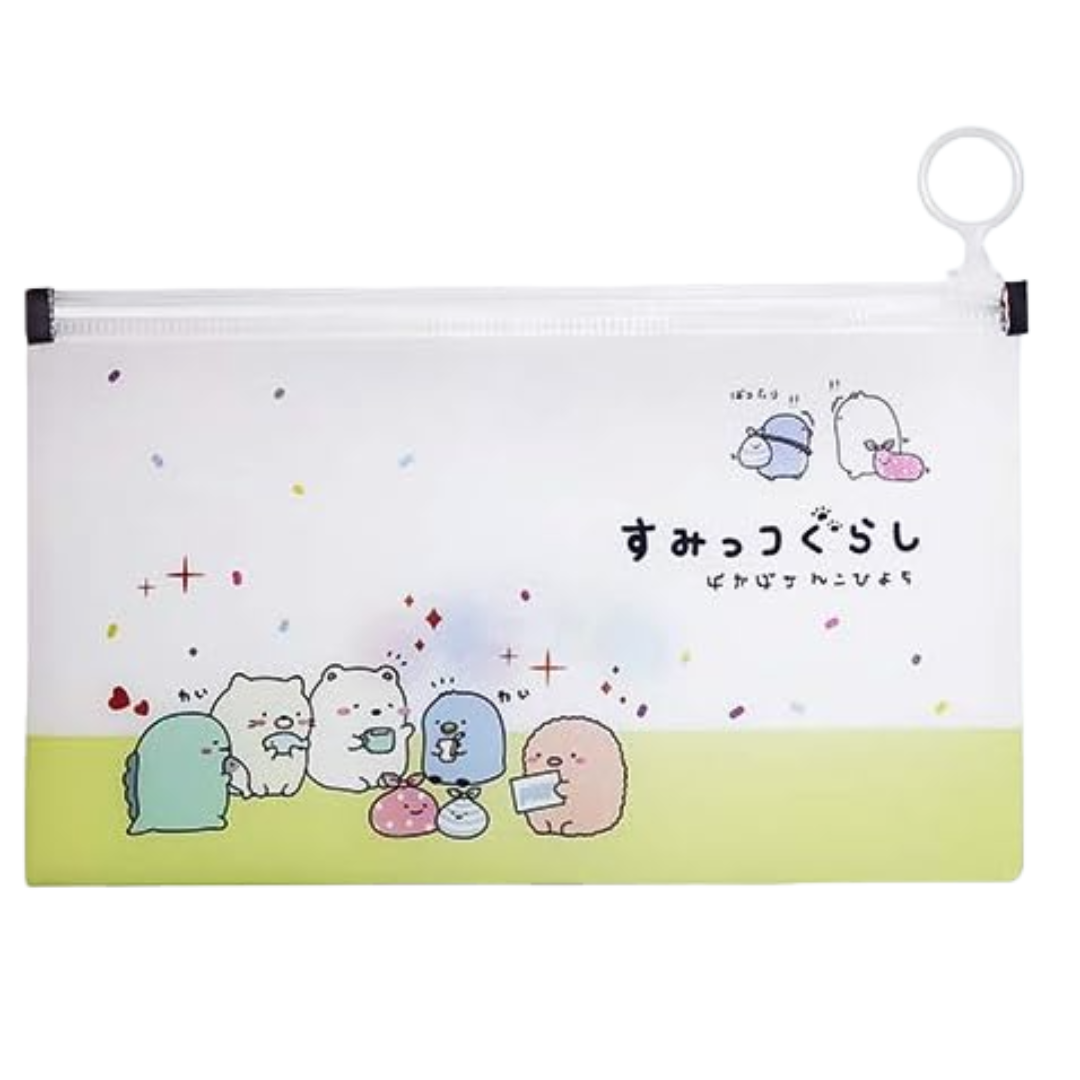 San-x Sumikko Gurashi Vinyl Zip Pouch