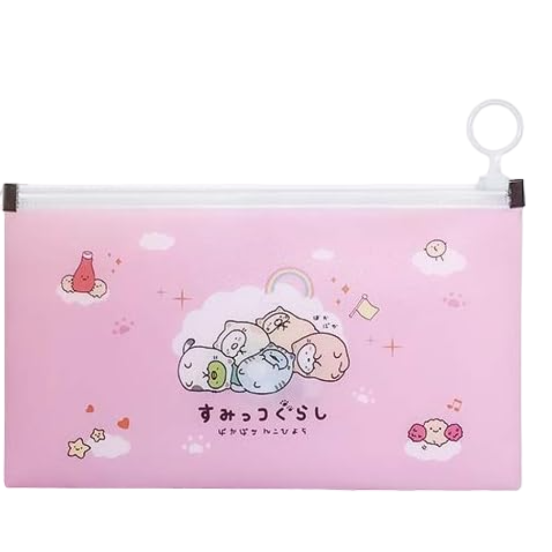 San-x Sumikko Gurashi Vinyl Zip Pouch