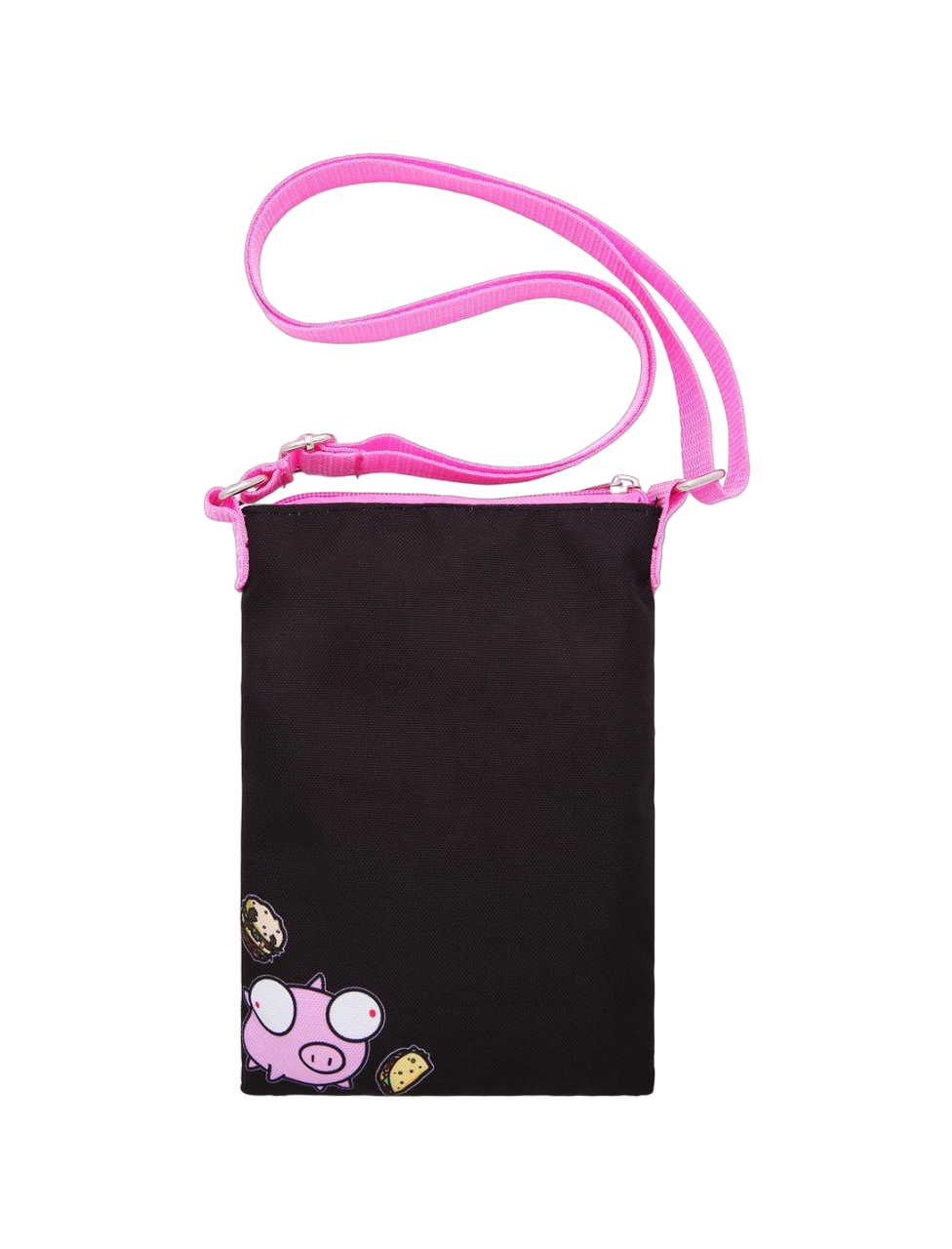 Bioworld x Invader Zim, GIR Snacks Passport Crossbody Bag