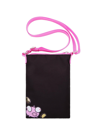 Bioworld x Invader Zim, GIR Snacks Passport Crossbody Bag