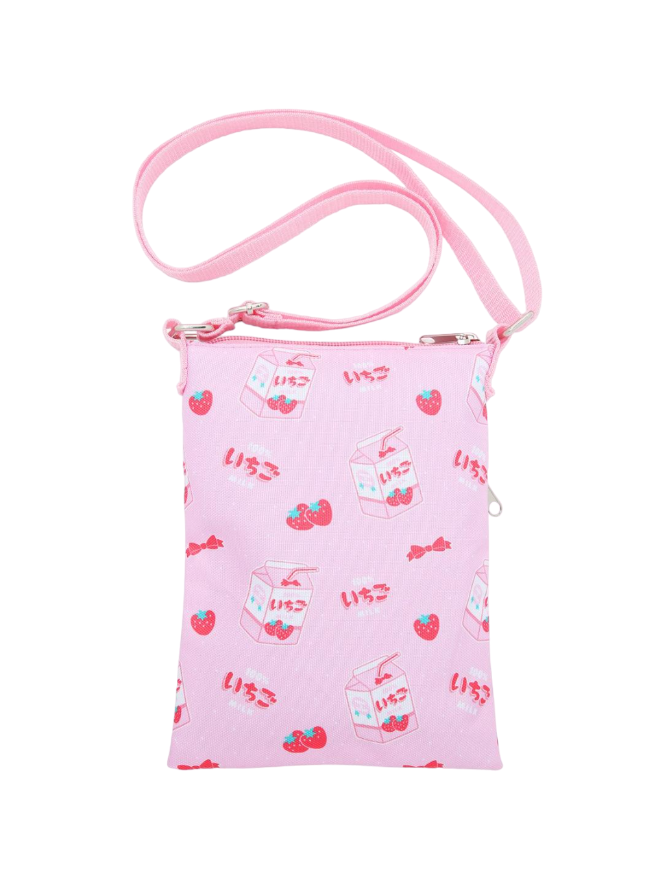 Bioworld, Strawberry Milk, Kawaii Passport Crossbody Bag