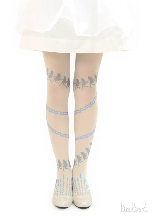 boomdesign Kirakiraki Lolita Tights, Ornament Girl