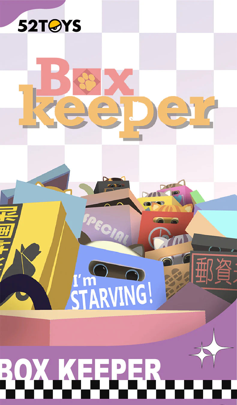 52TOYS Box Keeper Cats, Opened Blind Box