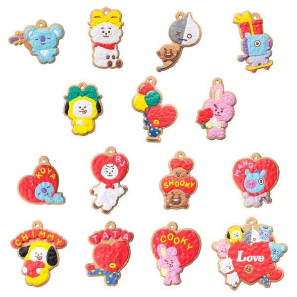 Bandai, BT21 Cookie Charmcot Volume 2, Opened Blind Bag