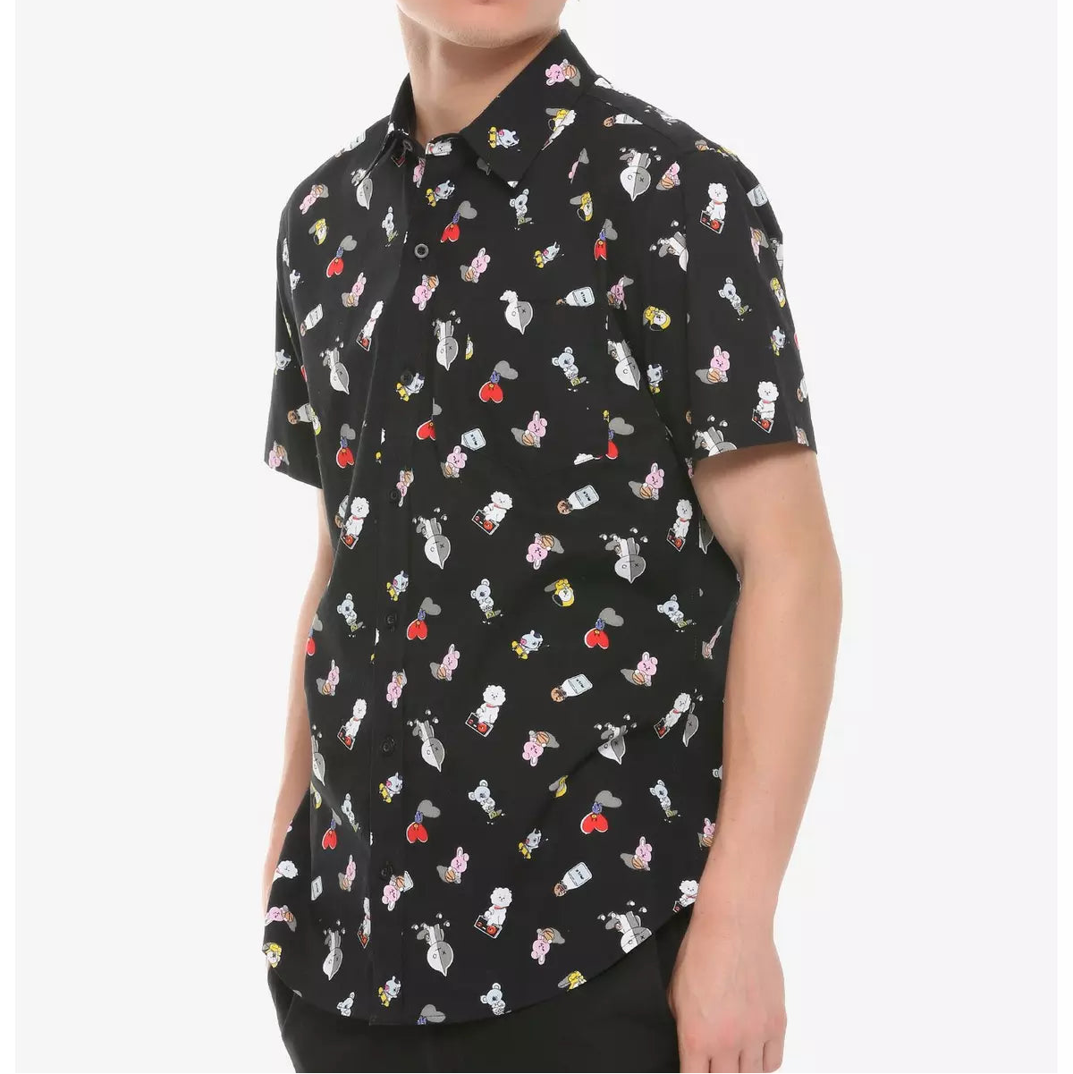 BT21 Icons Button Up Top