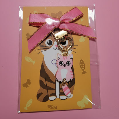 Dangling Cat Handbag Charm