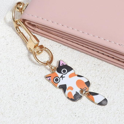 Dangling Cat Handbag Charm