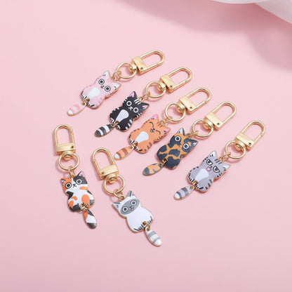 Dangling Cat Handbag Charm