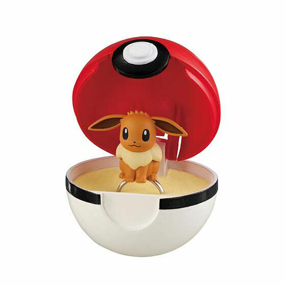 Pokemon Ringcolle, Character Ring with Pokeball, Gashapon