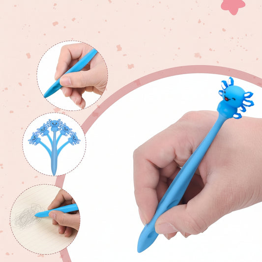 Happy Bobble Axolotl Precision Eraser Stick Sets, Minor Defects
