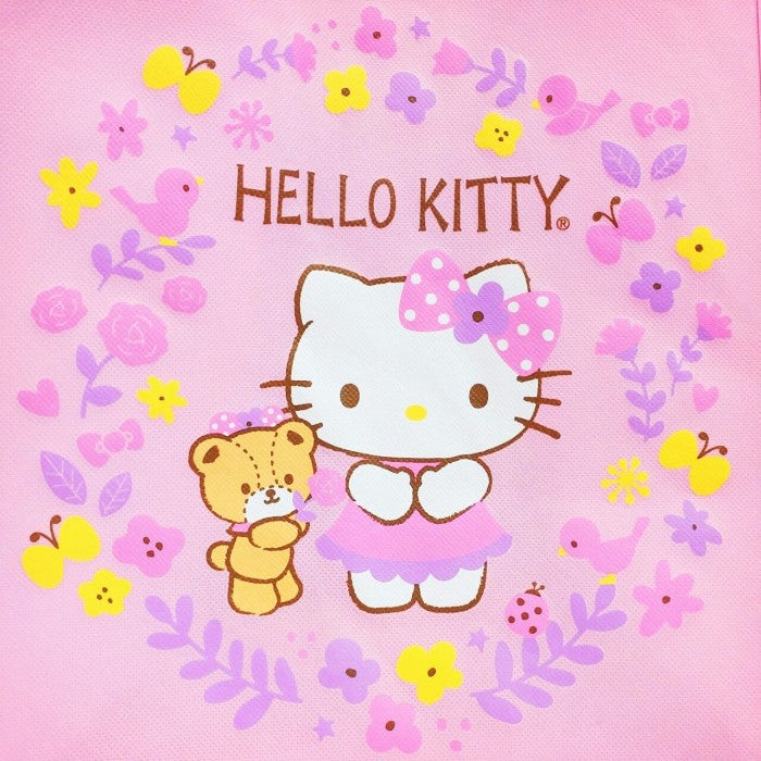 Sanrio Hello Kitty, Reusable Shopping Tote, Pink Floral