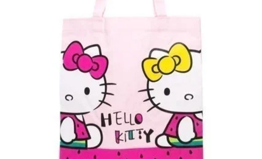 Sanrio, Hello Kitty and Mimmy Watermelon Tote Bag