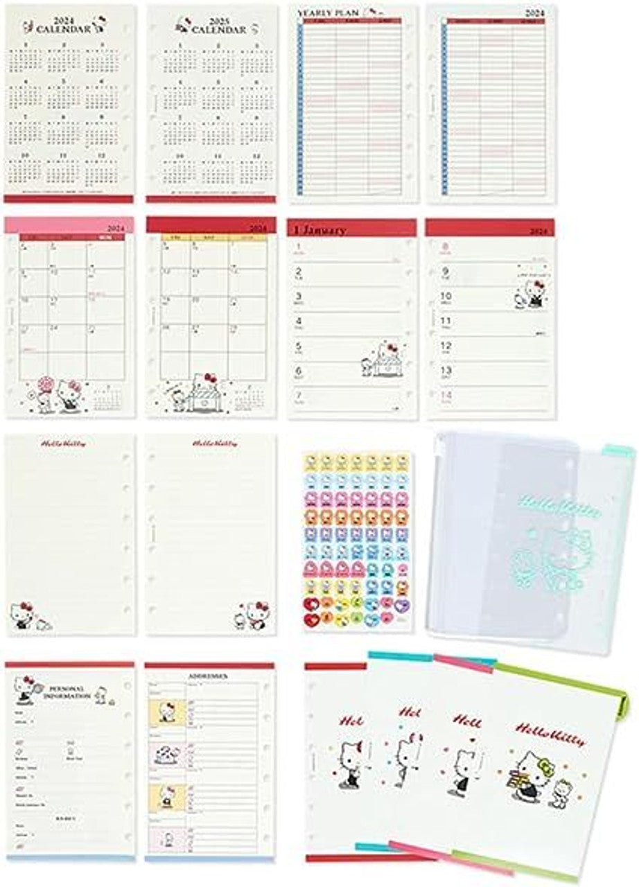 Sanrio Hello Kitty, Personal Organizer 2024 Planner Refill