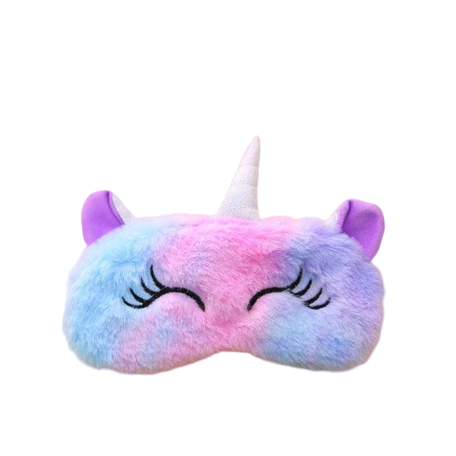 Kawaii Unicorn, Plush Sleep Mask, Assorted Colors