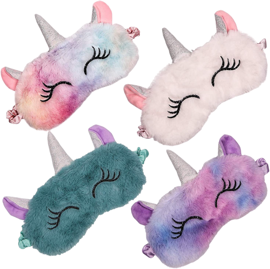 Kawaii Unicorn, Plush Sleep Mask, Assorted Colors