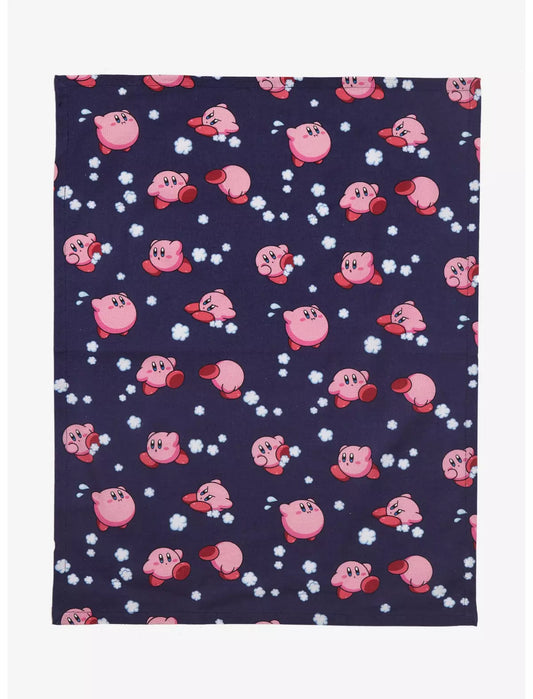 Kirby Poses All Over Print Tea Towel