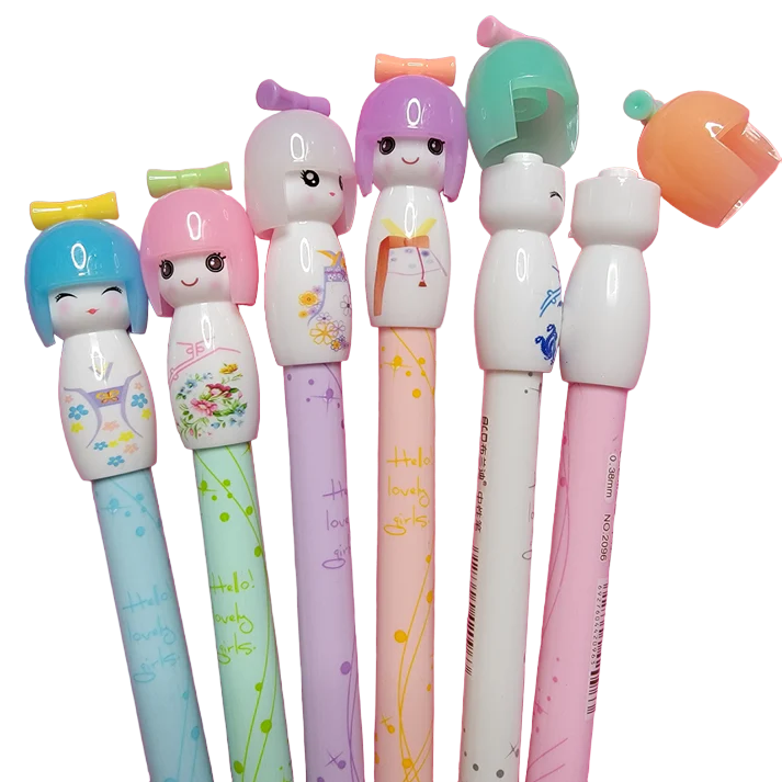Kokeshi Dolls Collection Gel Pens