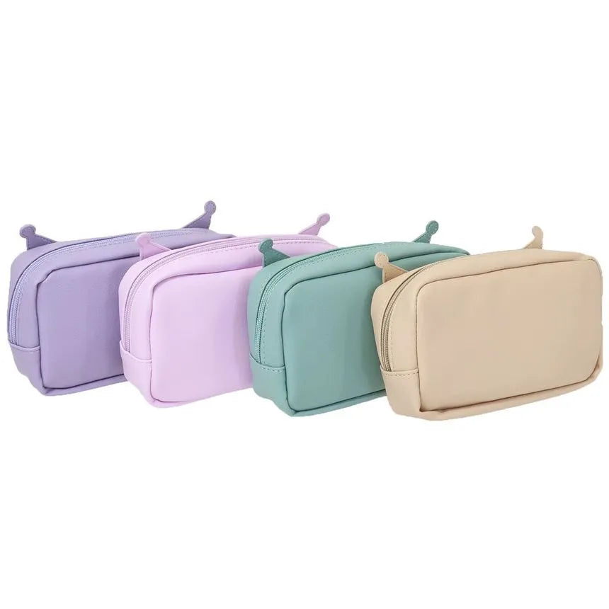 Sanrio Kuromi Square Cosmetic Pouch, Dull Color Collection